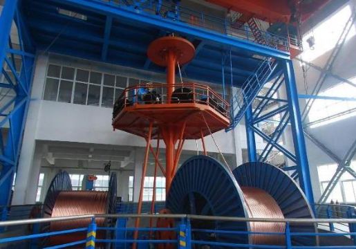  Vertical Type Laying Up Machine For Photoelectric Submarine Cable